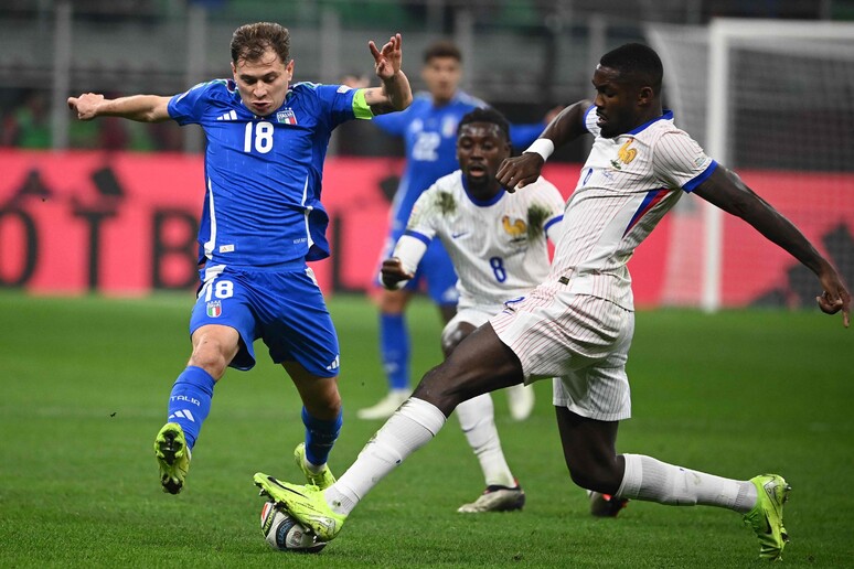 Italia-Francia en la Nations League: Derrota 1-3 para los azzurri, Rabiot brilla con doblete