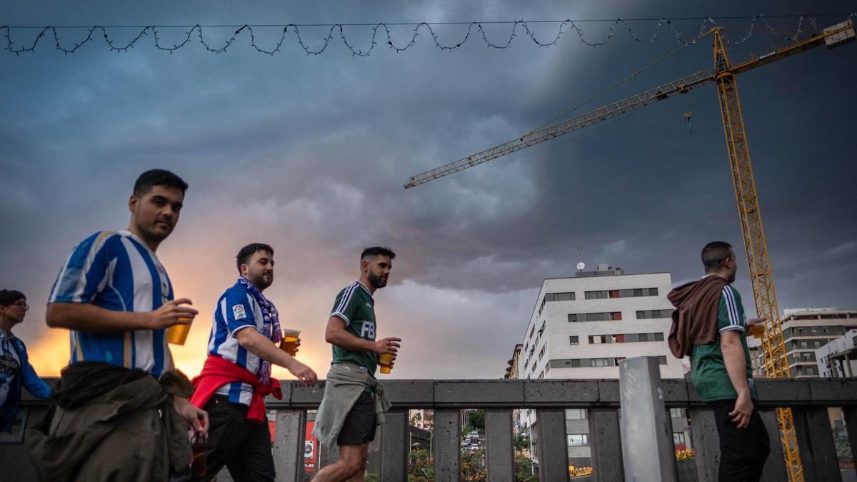 Partido Tenerife-Deportivo aplazado por la tormenta Dorothea